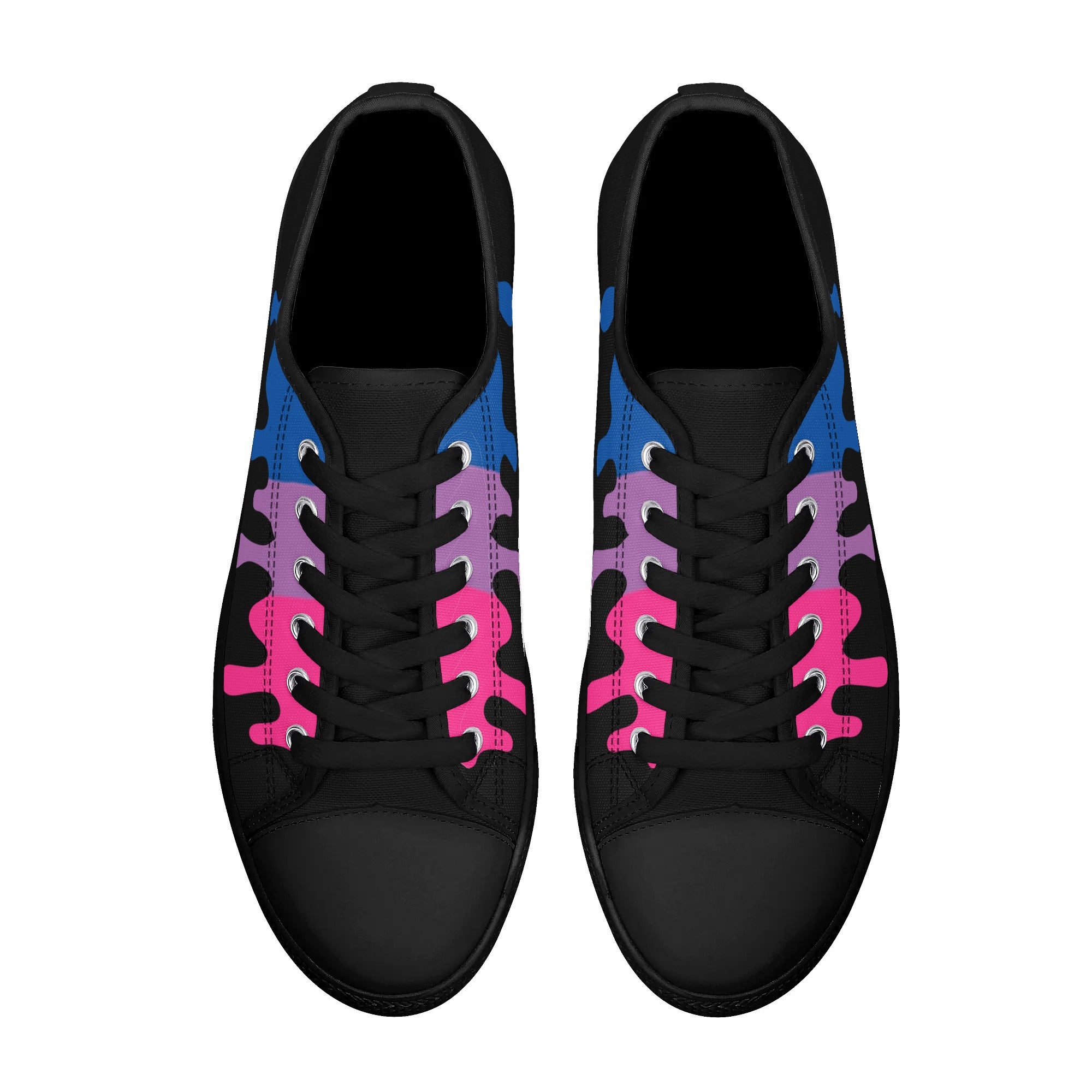 Women Low Top Bisexual Sneakers - Rose Gold Co. Shop