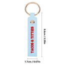 Tacos & Titties Keychain - Rose Gold Co. Shop