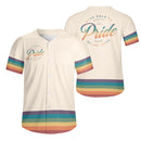 Rainbow LGBT Pride Jersey Set Beige - Rose Gold Co. Shop