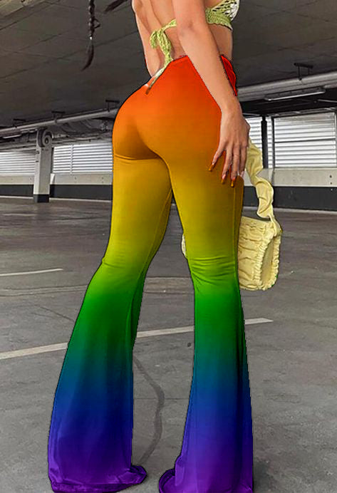 Rainbow LGBT Pride Flare Pants