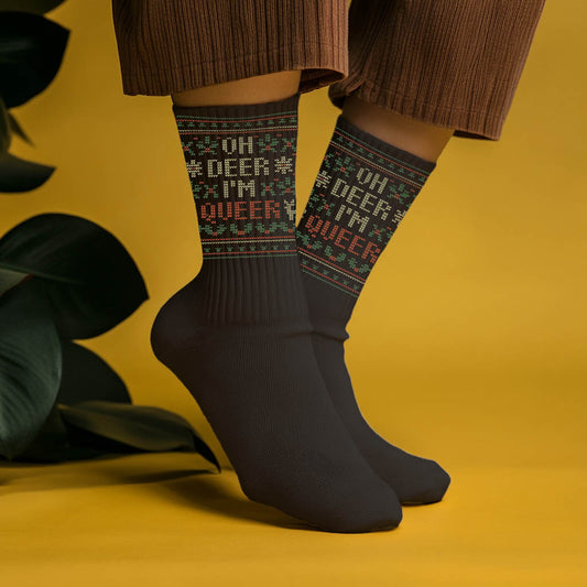 Oh Deer I'm Queer Socks