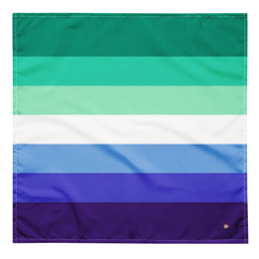MLM Pride print bandana - Rose Gold Co. Shop