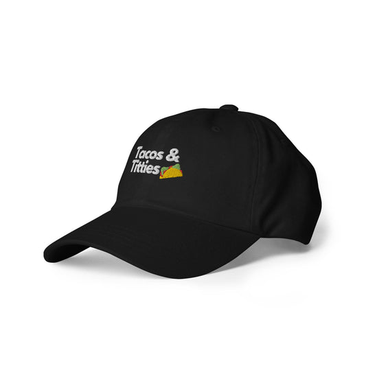 Tacos & Titties Lesbian Pride Dad hat - Rose Gold Co. Shop