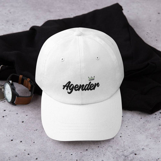 Agender Pride Royalty Crown Dad hat - Rose Gold Co. Shop