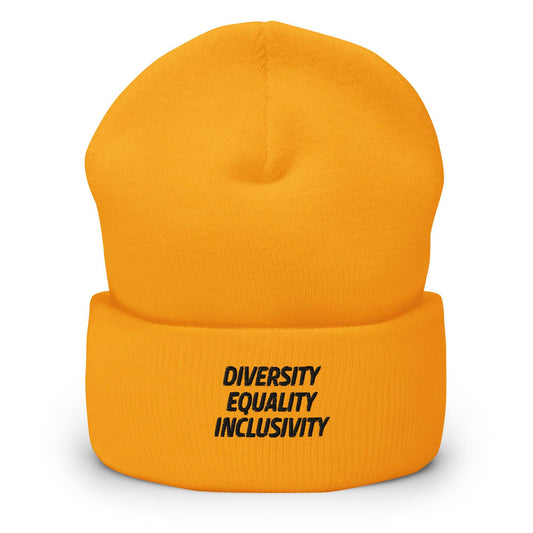 Equality Diversity & Inclusivity Cuffed Beanie - Rose Gold Co. Shop