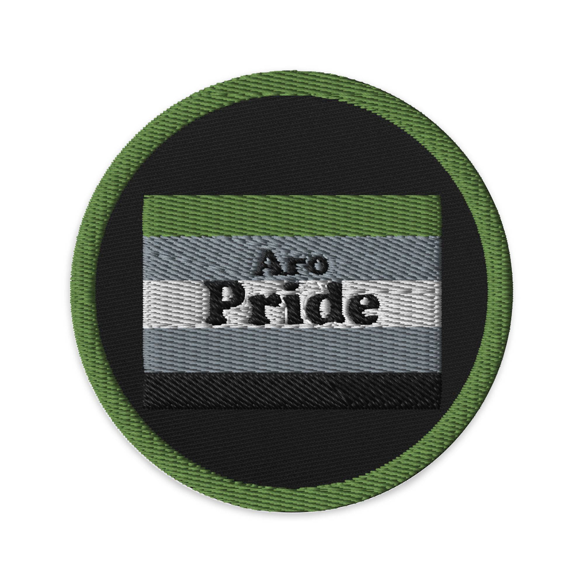 Aromantic Pride Embroidered patch