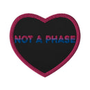 Not A Phase Bisexual Embroidered patch - Rose Gold Co. Shop