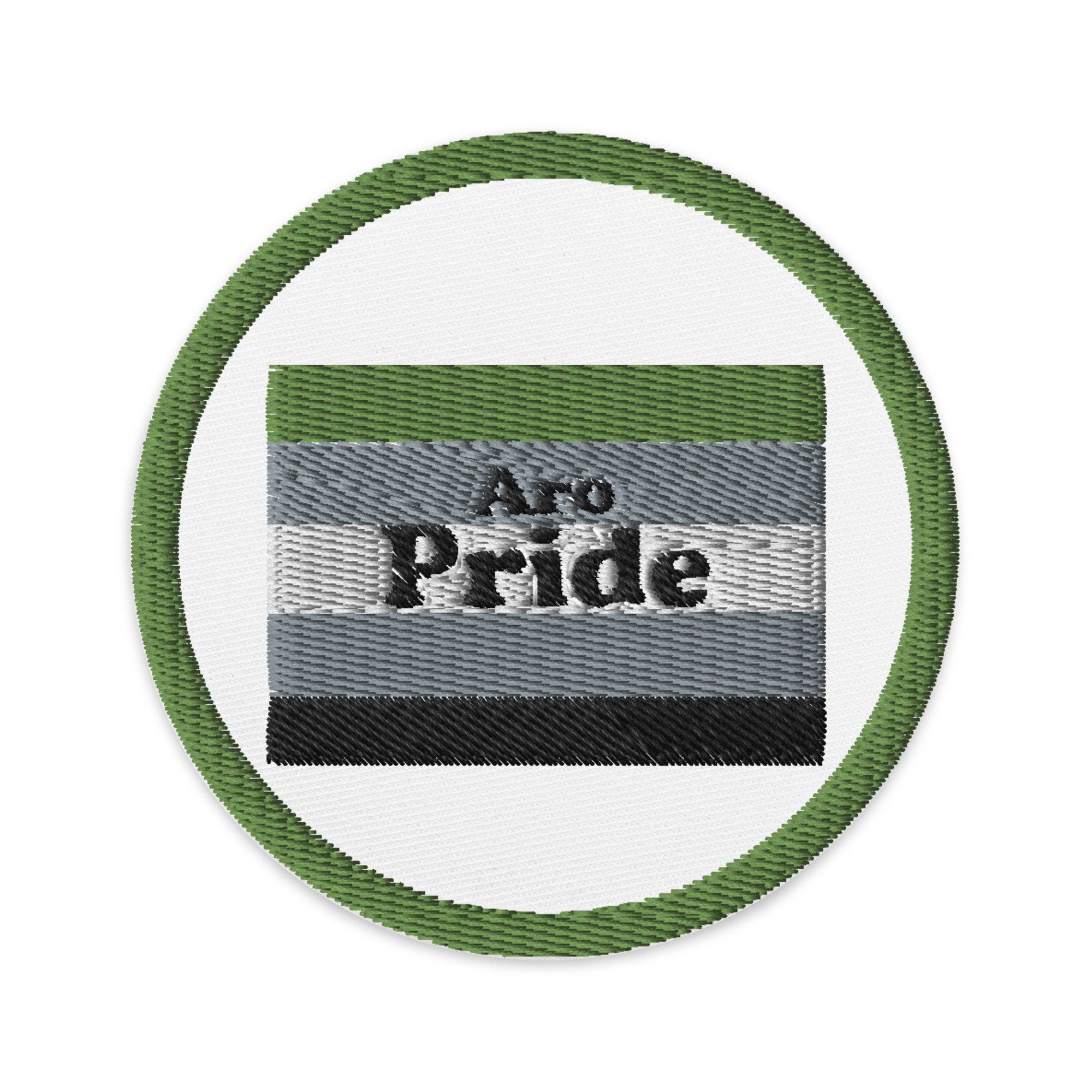 Aromantic Pride Embroidered patch