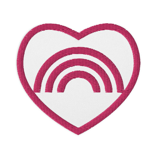 Simple Rainbow Embroidered patch - Rose Gold Co. Shop