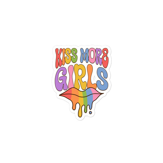 Kiss More Girls Premium Vinyl stickers