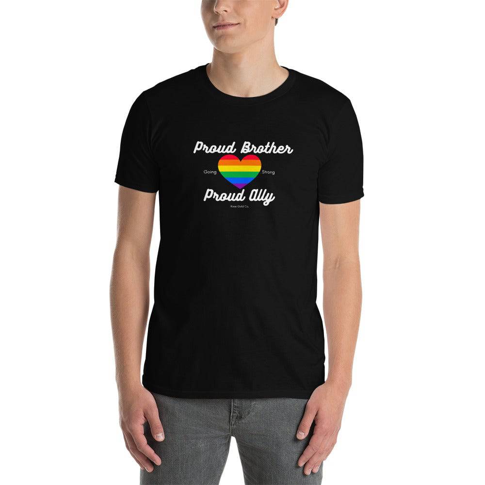 Proud Brother Ally Pride Short-Sleeve Unisex T-Shirt