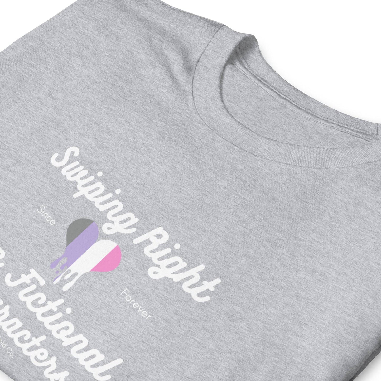 Cupioromantic Fictional Character Short-Sleeve Unisex T-Shirt - Rose Gold Co. Shop