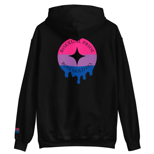 Premium Melting Pride Bisexual Hoodie - Rose Gold Co. Shop