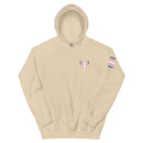 Demi Girl Pride Dripping Heart Unisex Hoodie - Rose Gold Co. Shop
