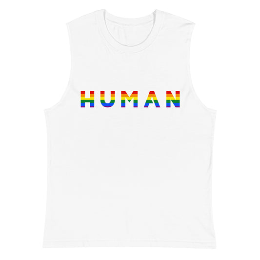 Human Rainbow LGBT Tank Tops