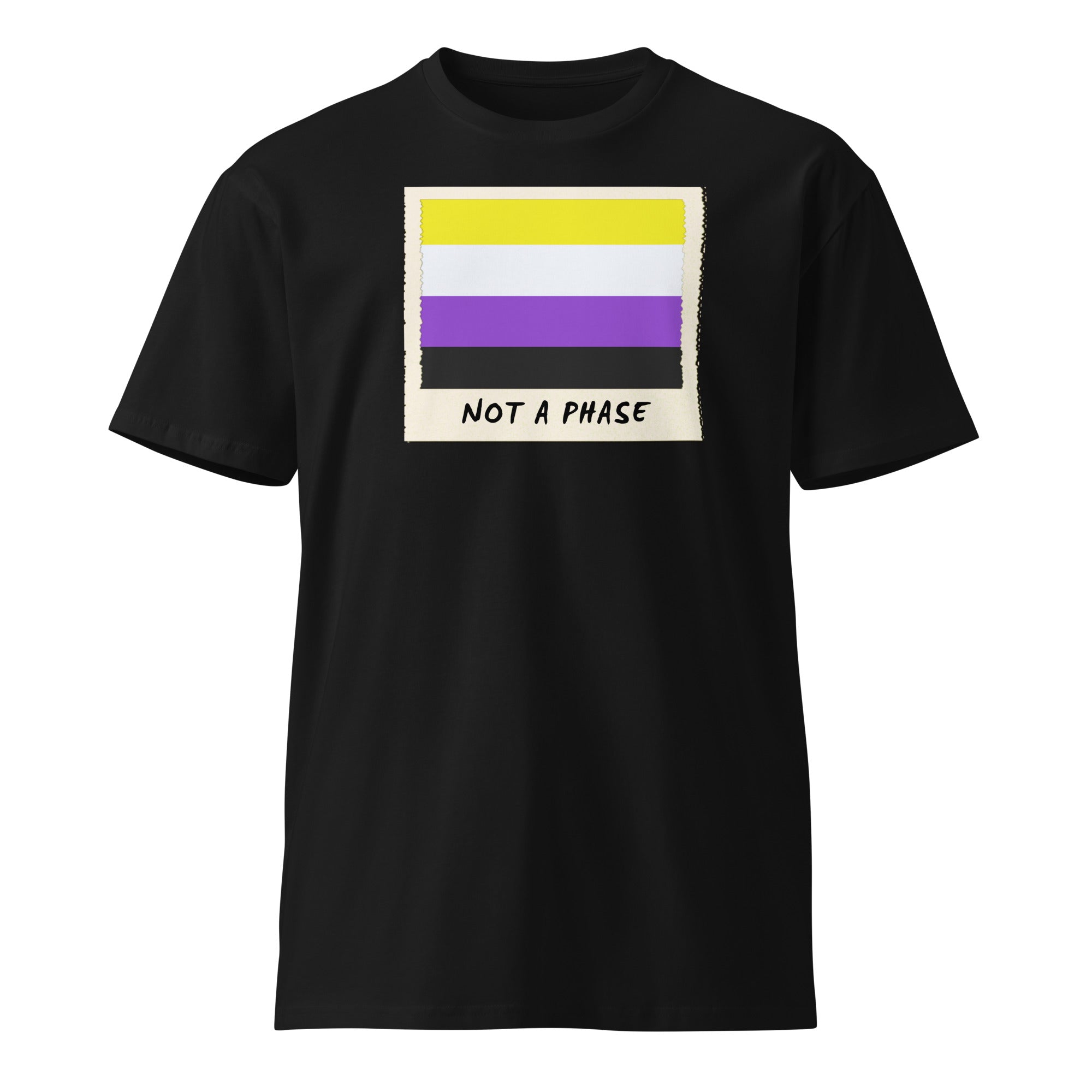 Not A Phase Non-Binary Pride Polaroid T-Shirt