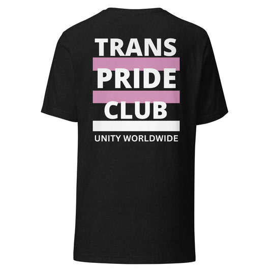 Trans Pride Club Unisex t-shirt - Rose Gold Co. Shop