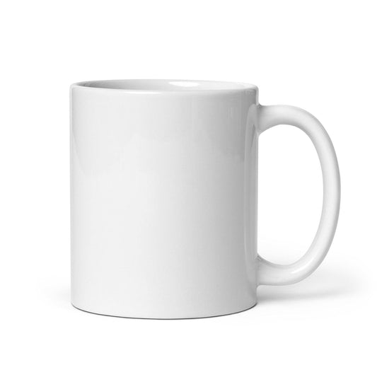 Love is Love Motorcycle White glossy mug - Rose Gold Co. Shop