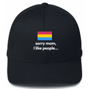 Sorry Mom I like People Pansexual Pan Hat - Rose Gold Co. Shop