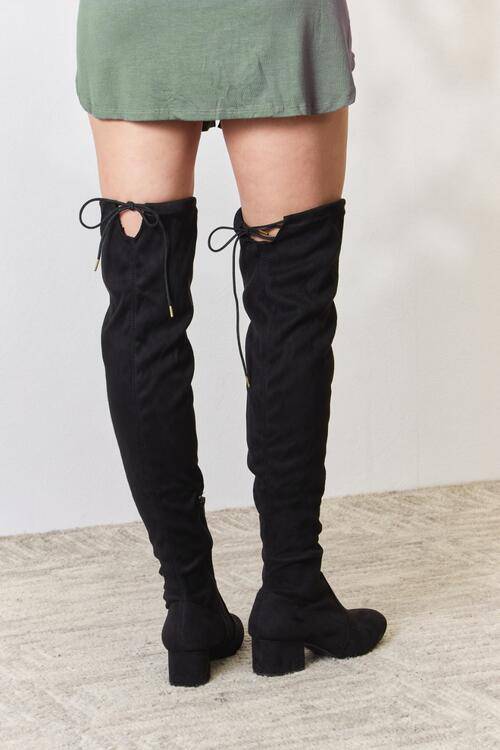 East Lion Corp Over The Knee Boots - Rose Gold Co. Shop