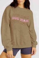 Simply Love Simply Love Full Size Graphic DOG MOM Sweatshirt - Rose Gold Co. Shop
