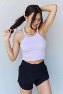Ninexis Everyday Staple Soft Modal Short Strap Ribbed Tank Top in Lavender - Rose Gold Co. Shop