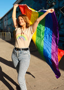 Rainbow LGBT Pride Flag 3x5 ft - Rose Gold Co. Shop
