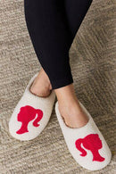 Melody Graphic Cozy Slippers - Rose Gold Co. Shop