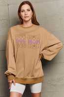Simply Love Simply Love Full Size Graphic DOG MOM Sweatshirt - Rose Gold Co. Shop