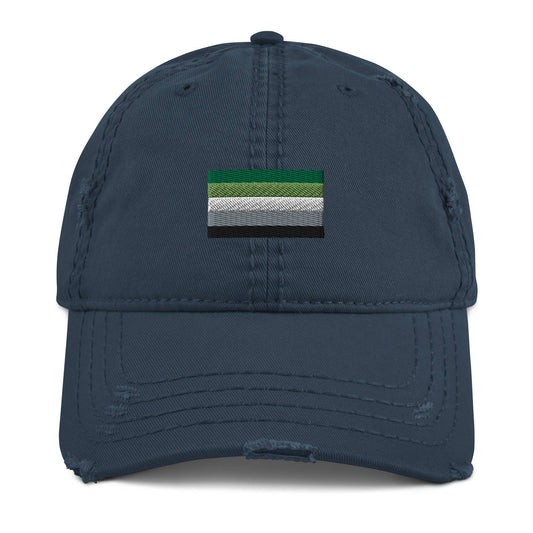 Aromantic Aro Pride Flag Dad Hat - Rose Gold Co. Shop