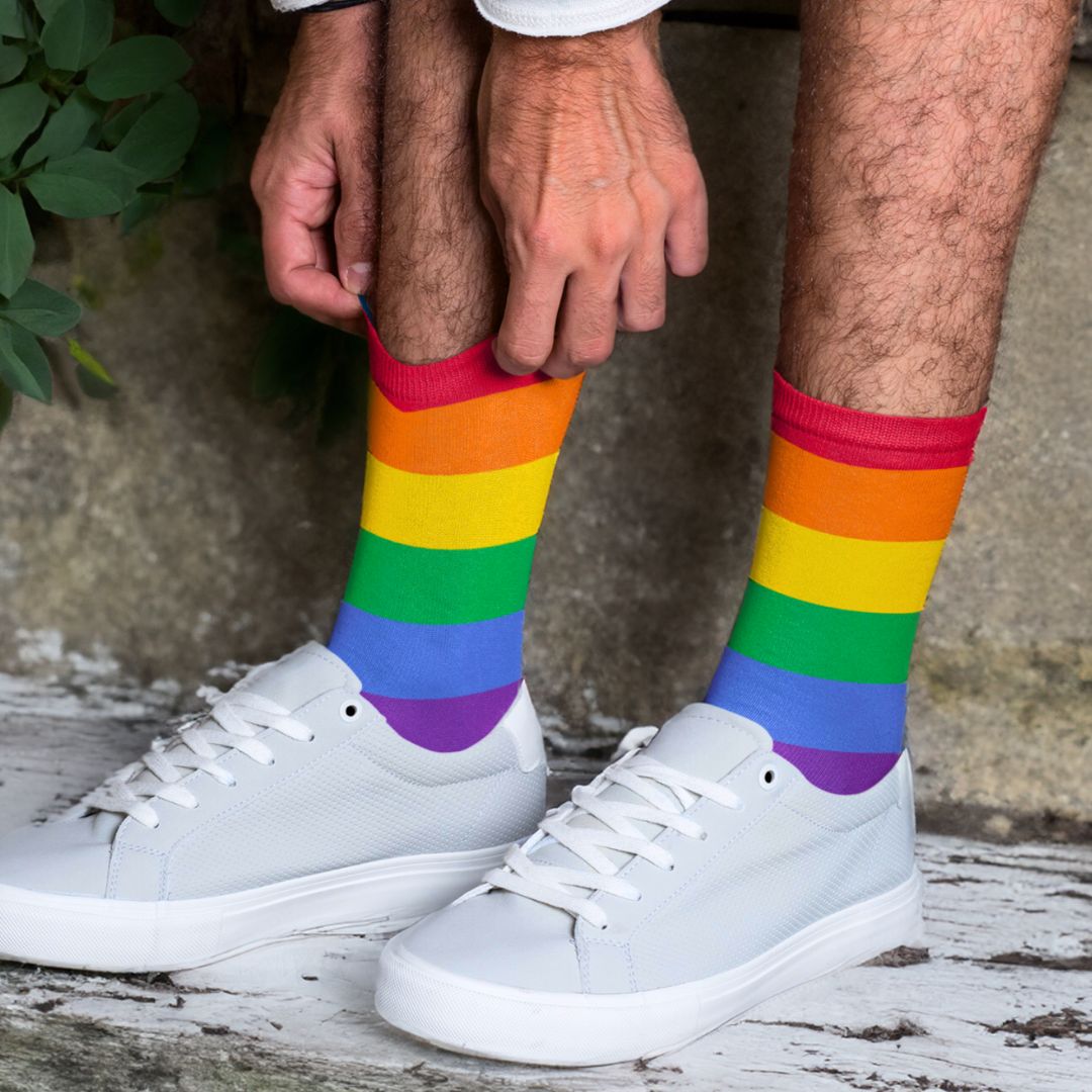 Mens Size LGBT Pride Shoes