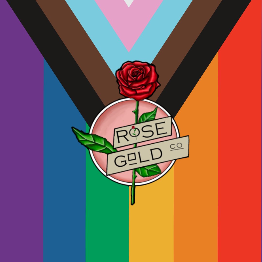 Close up of gay progress pride flag with text shop all for lgbt pride collection