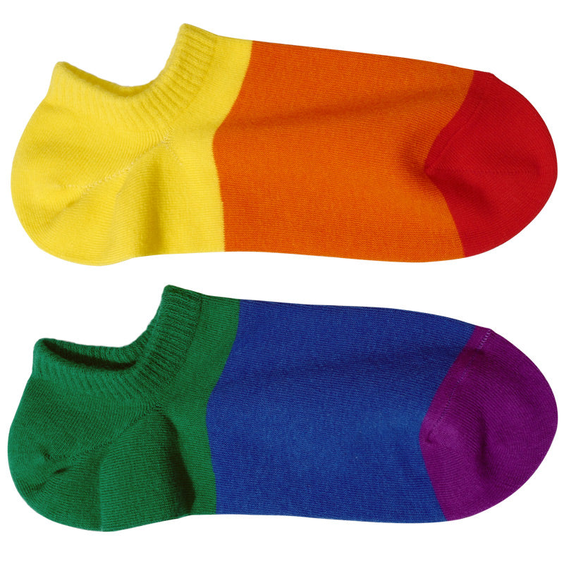 Rainbow Boat Socks