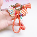 Soft Pottery Pastel Rainbow Keychain - Rose Gold Co. Shop