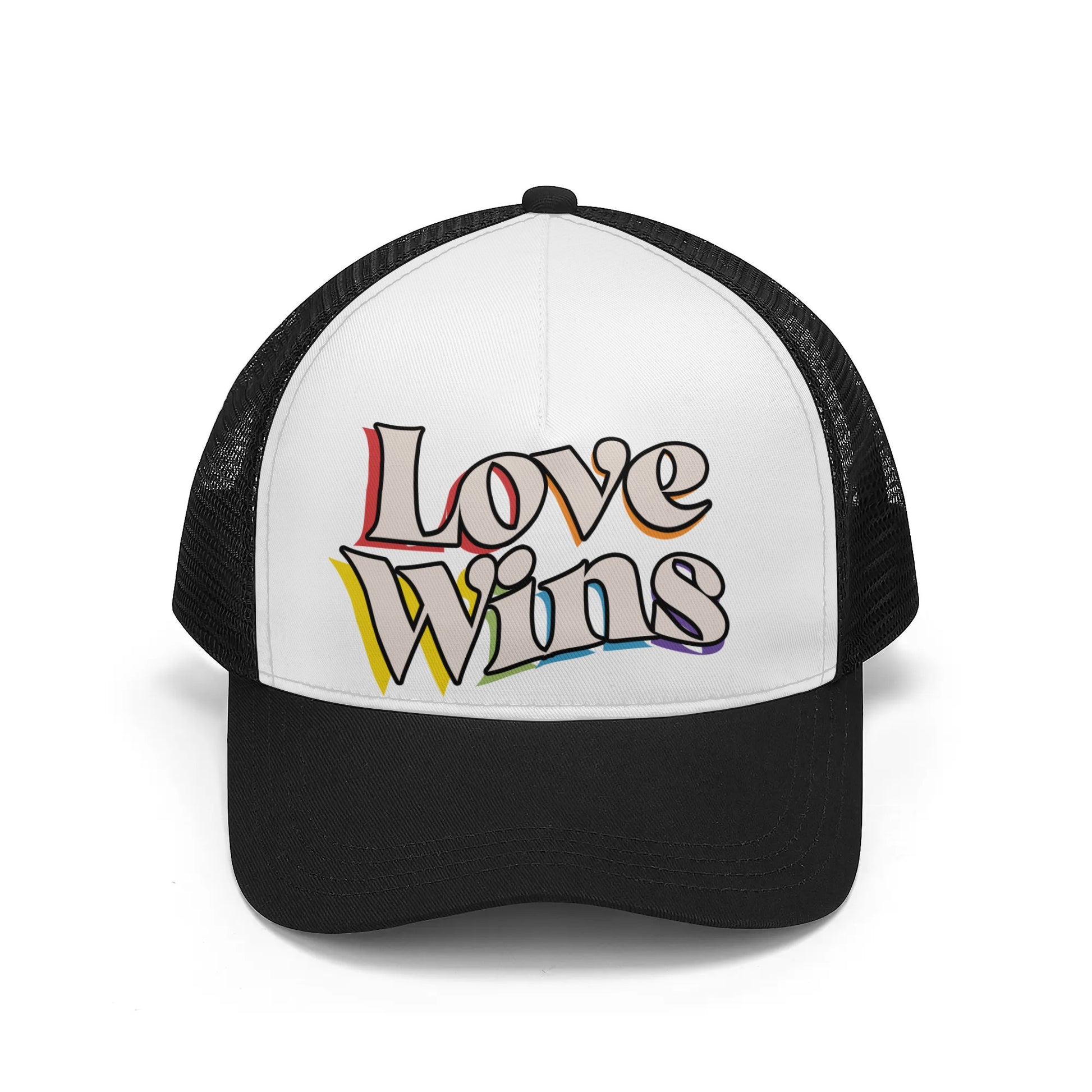 Love Wins Trucker Hats - Rose Gold Co. Shop