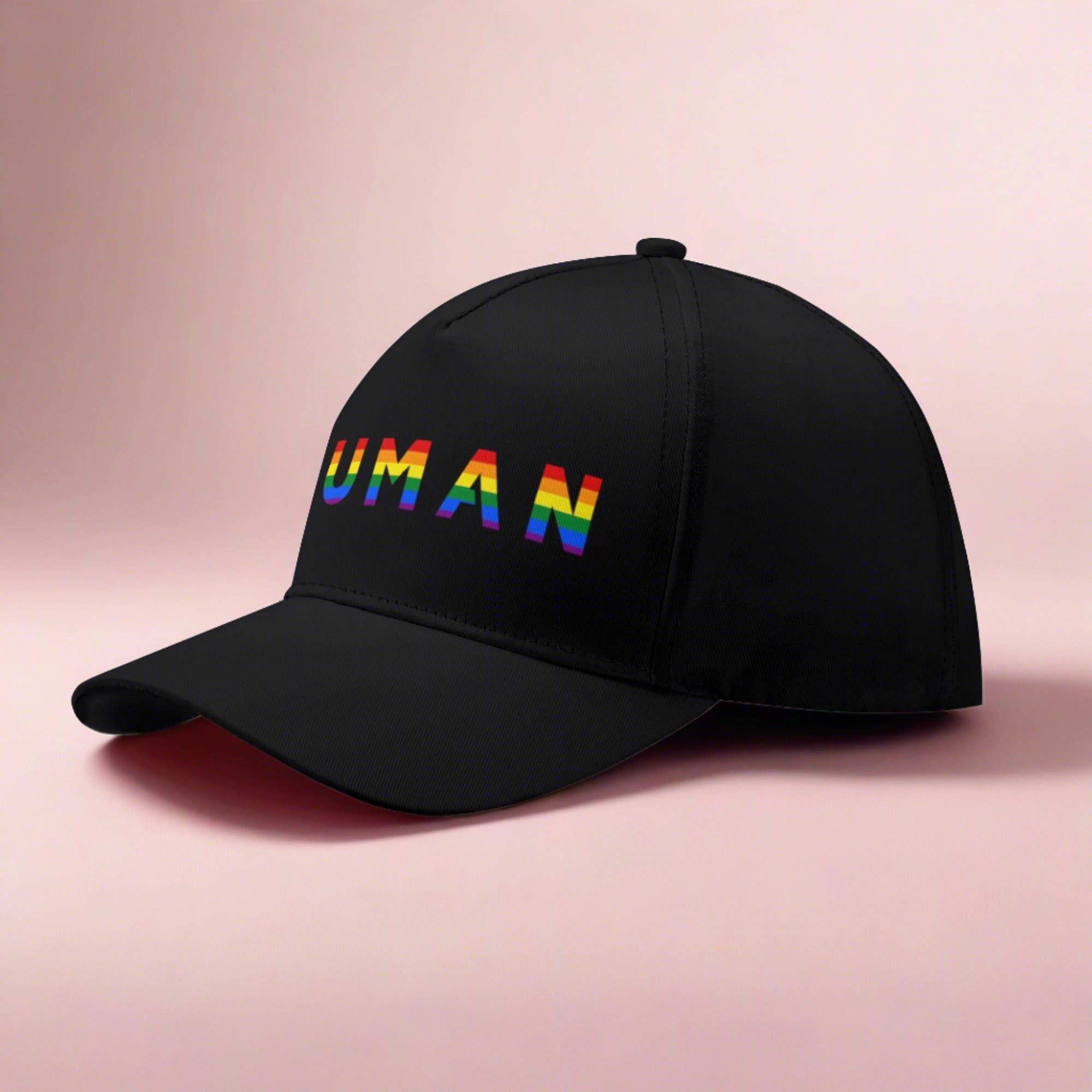 Human Rainbow LGBT Pride Baseball Cap