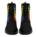 Rainbow Pride Womens Leather Boots - Rose Gold Co. Shop