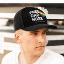 Free Dad Hugs Printed Baseball Cap - Rose Gold Co. Shop