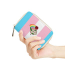 Premium Rose Gold Co. Trans Pride Zipper Card Holder - Rose Gold Co. Shop