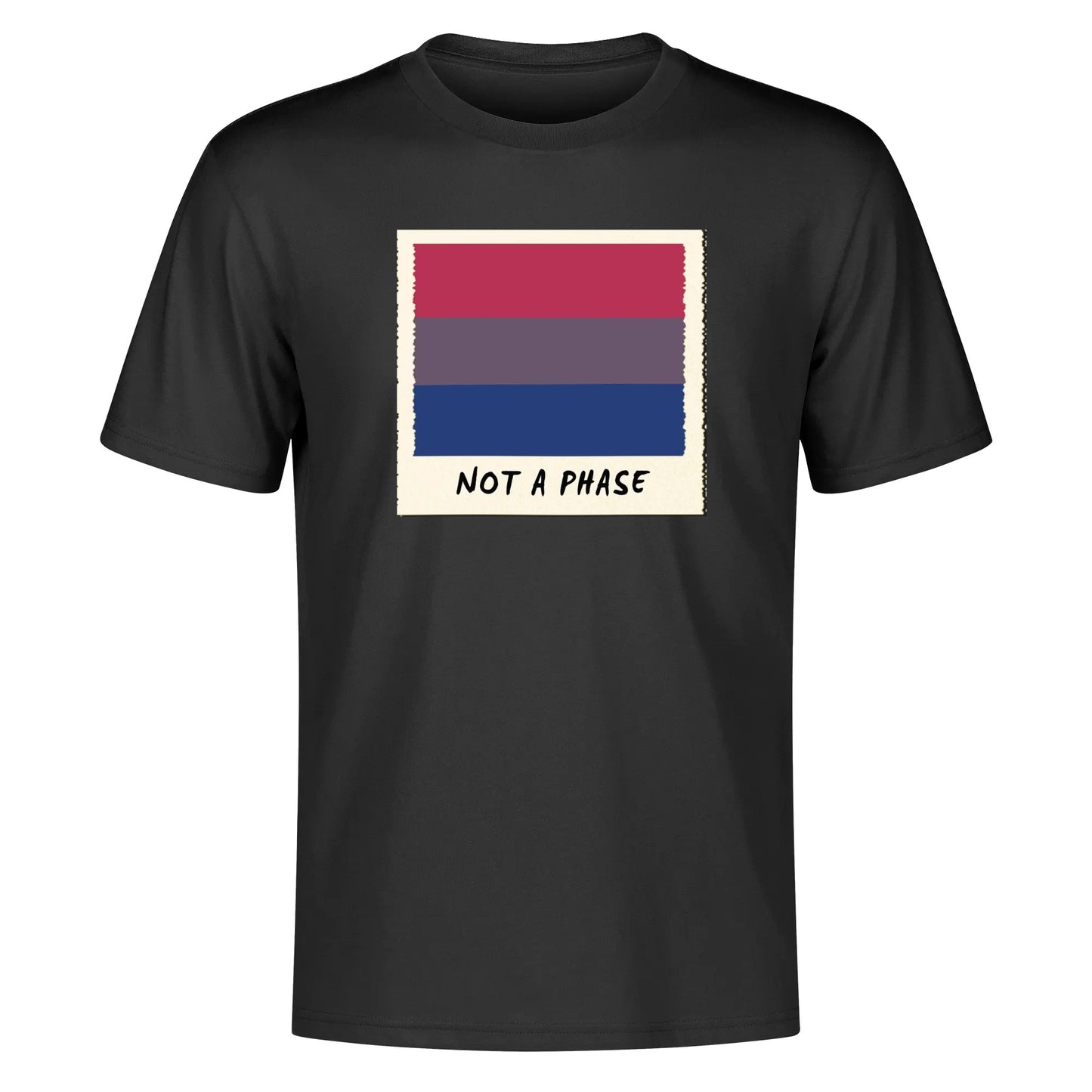 Not A Phase Bisexual Pride Polaroid T-Shirt - Rose Gold Co. Shop