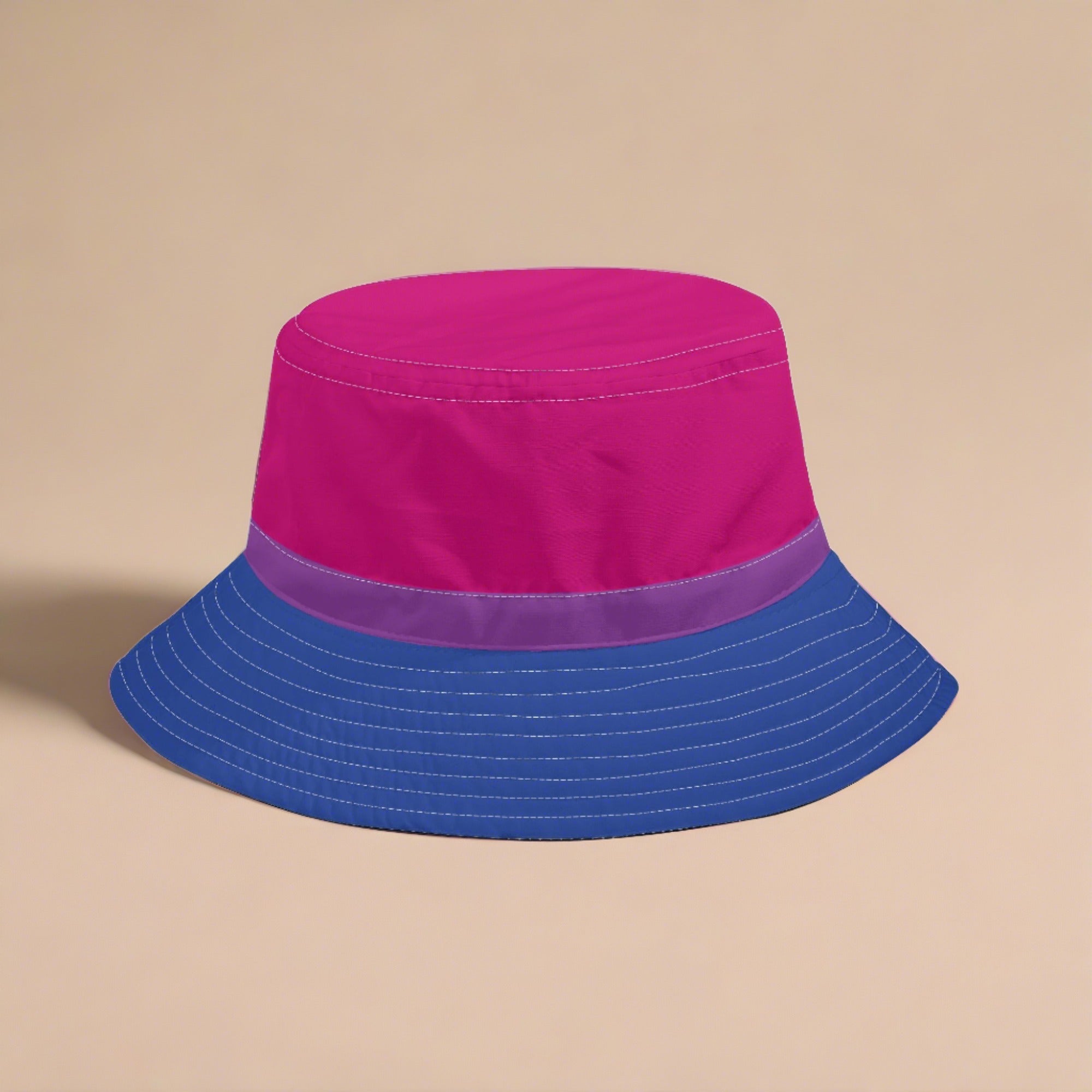 Bisexual Pride Bucket Hat with Adjustable String