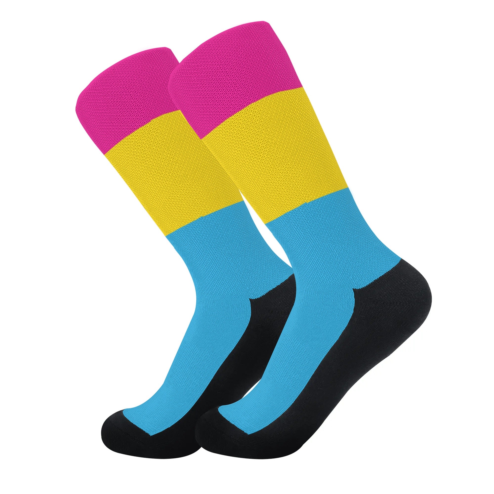 Pansexual Pride Crew Socks