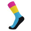 Pansexual Pride Crew Socks - Rose Gold Co. Shop