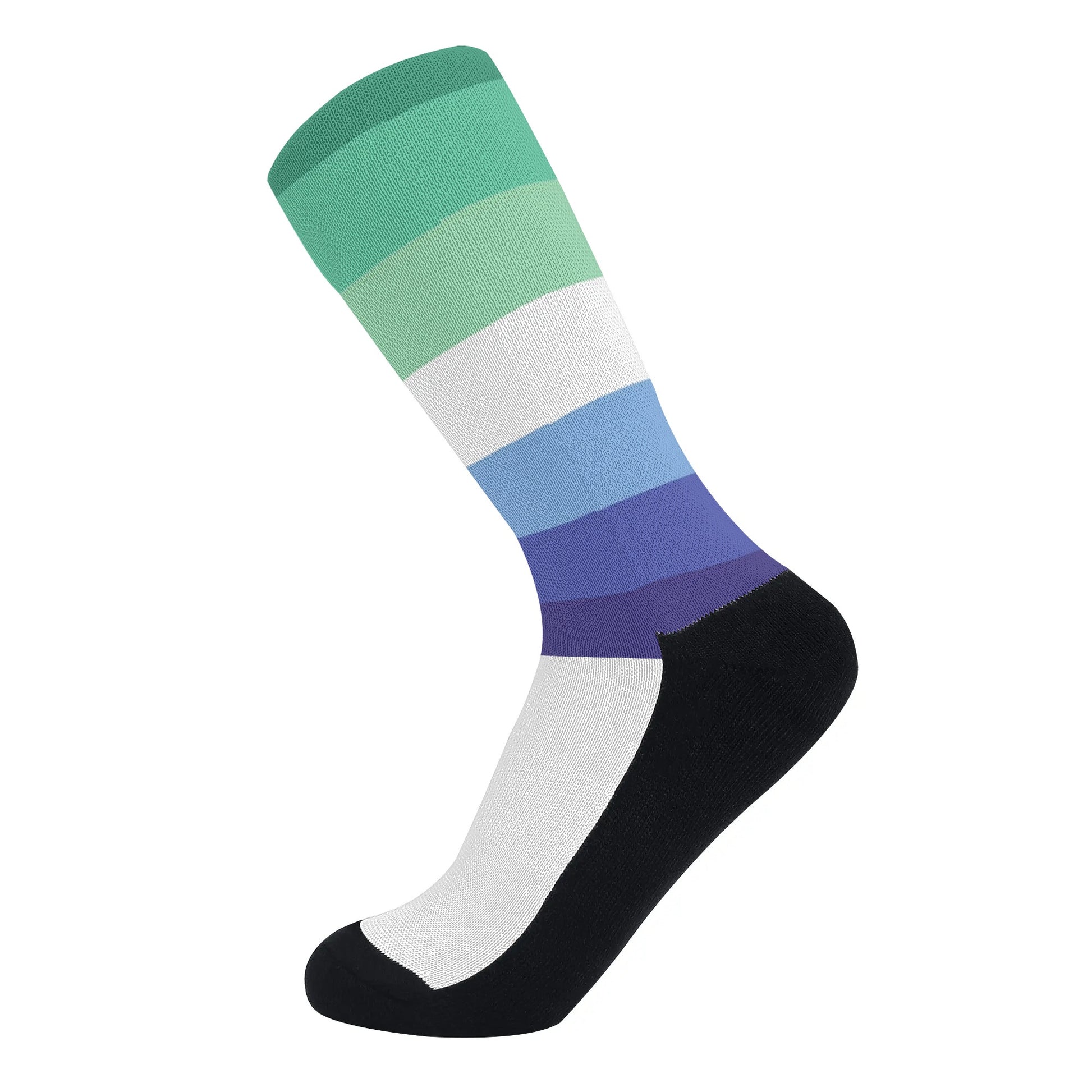 MLM Pride Flag Crew Socks - Rose Gold Co. Shop