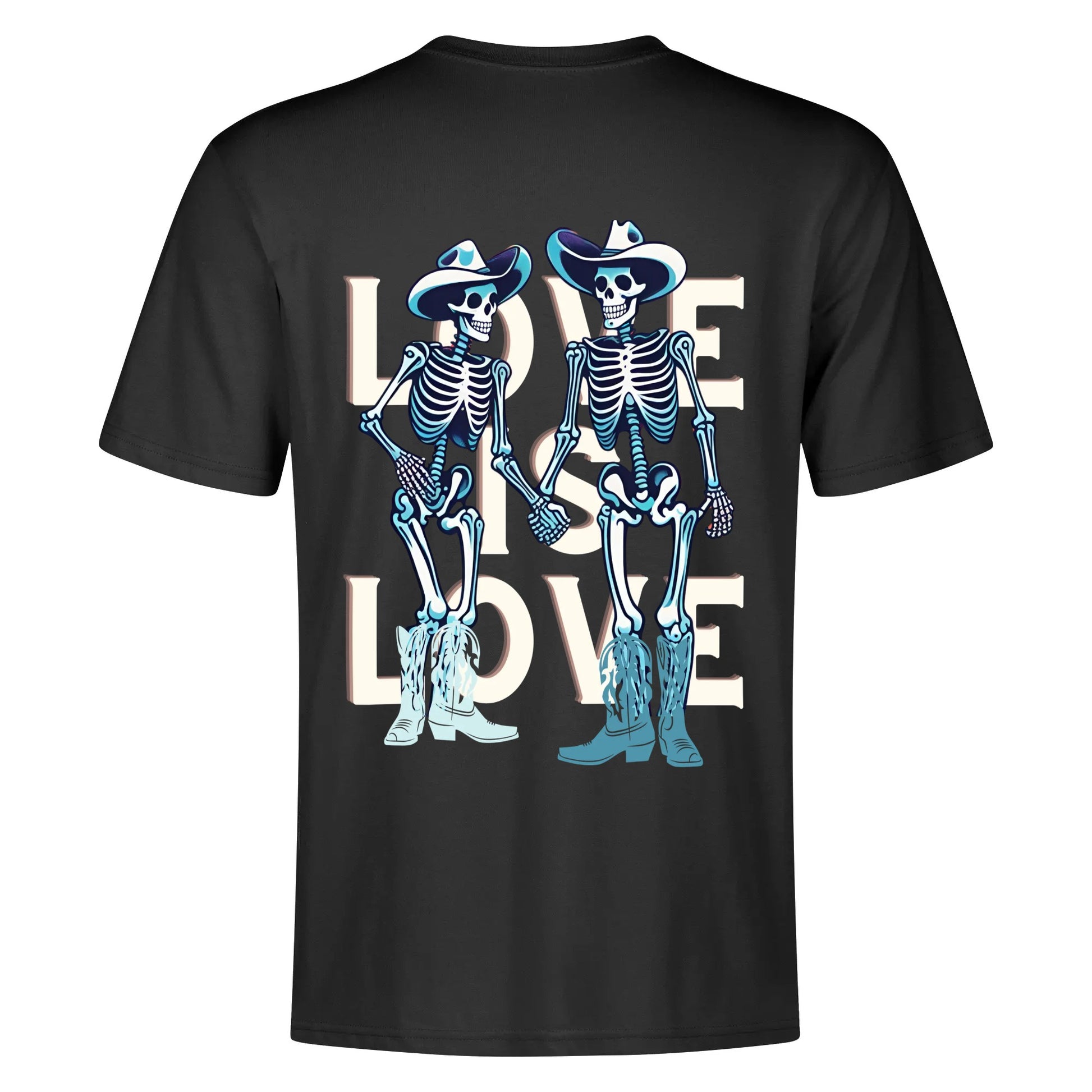 Love Is Love Skeleton Unisex t-shirt - Rose Gold Co. Shop