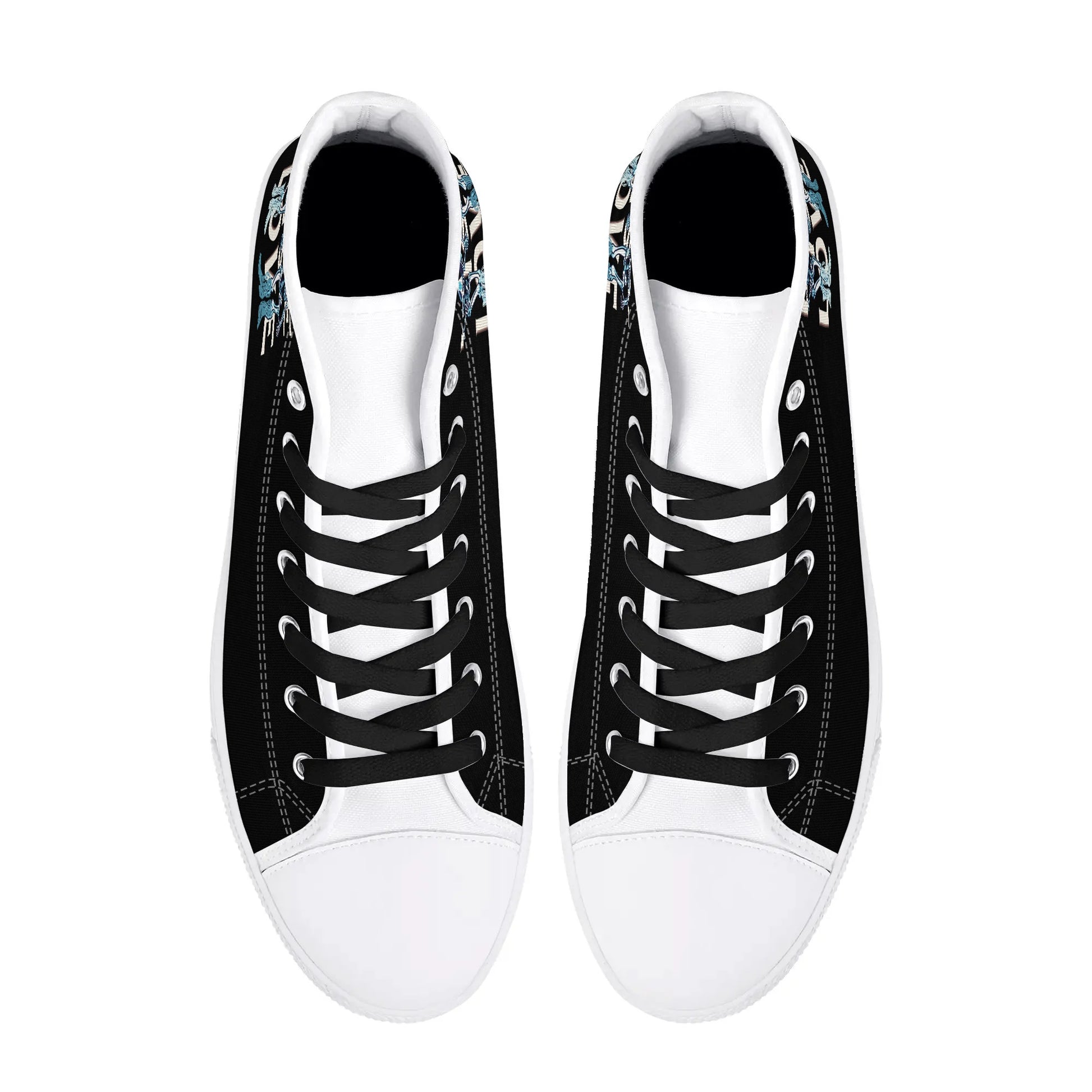 Love Is Love Skeleton Womens High Top Shoes - Rose Gold Co. Shop