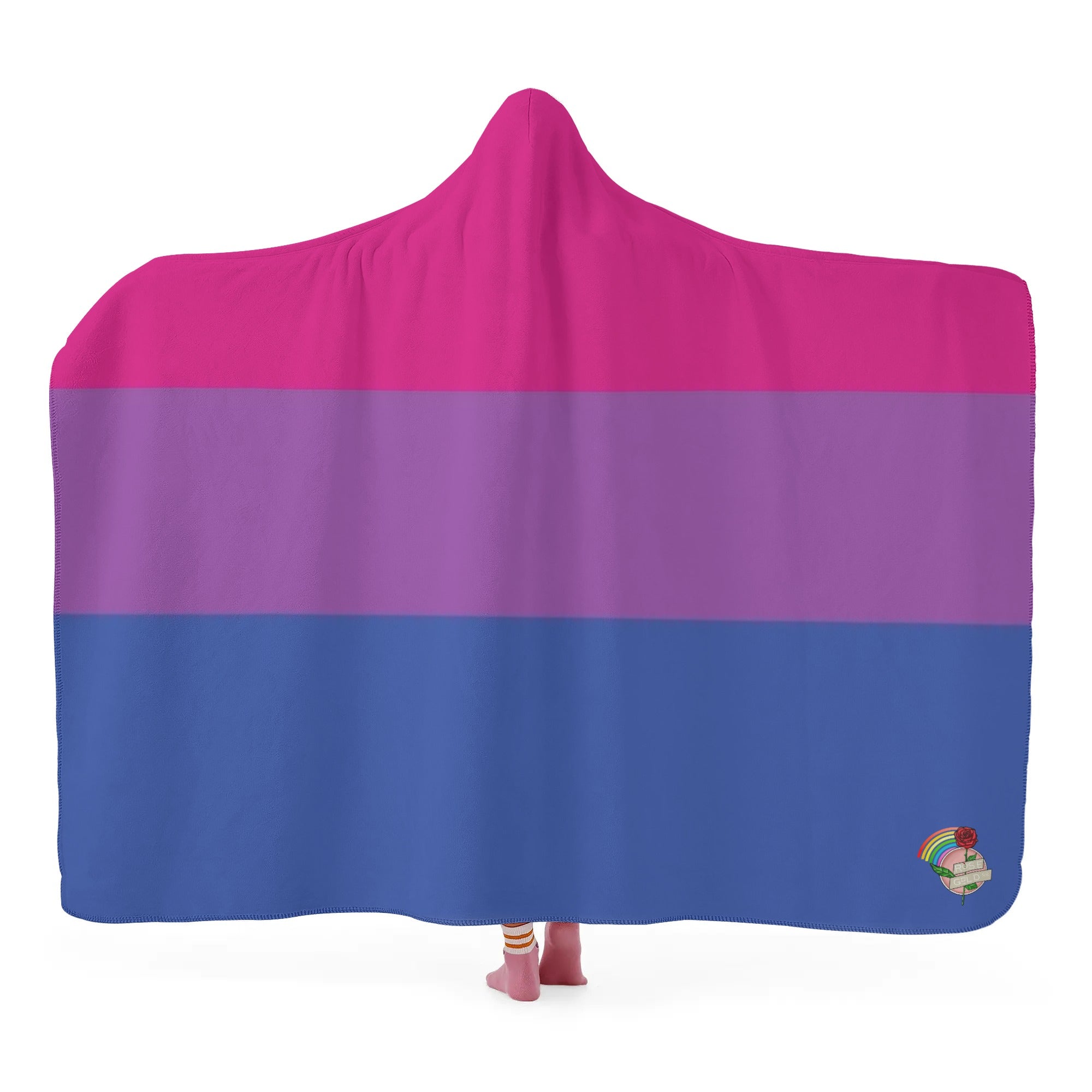 Bisexual Pride Hooded Blanket