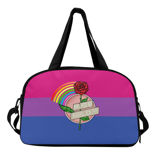 Bisexual Pride Luggage Bag - Rose Gold Co. Shop