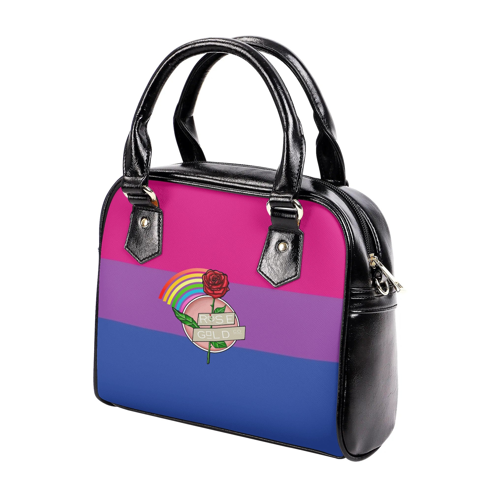 Bisexual Pride Handbag - Rose Gold Co. Shop