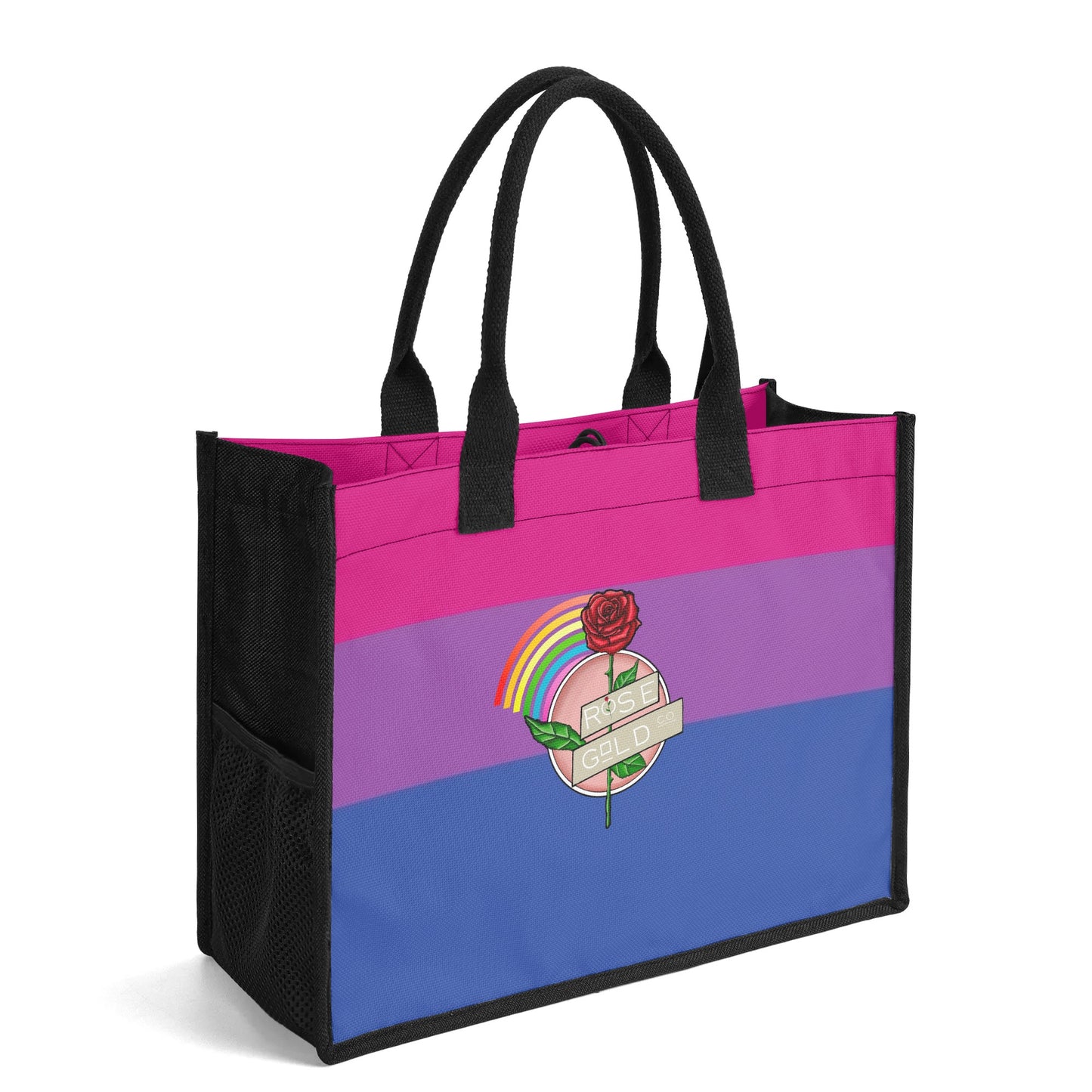 Bisexual Pride Tote Bag - Rose Gold Co. Shop